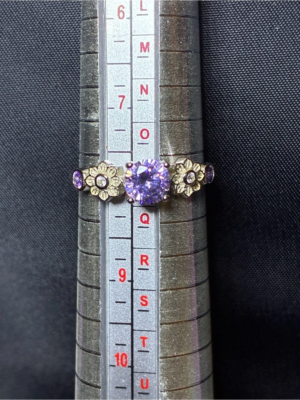 Amoura CZ  Floral Halo Ring - Women Jewelry